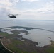 U.S. Marines flyover downtown Baltimore for Sail250 Maryland