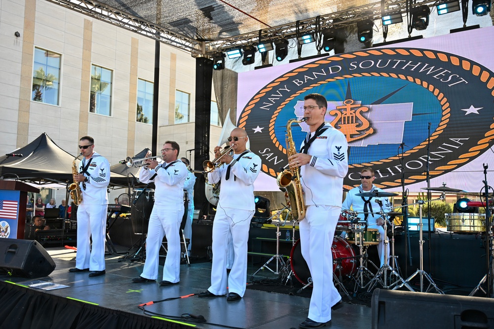 Navy Band Southwest 32nd Street Brass Band in Tijuana, Mexico