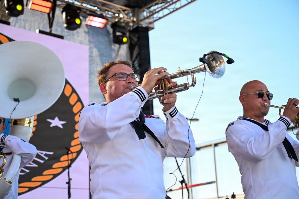 Navy Band Southwest 32nd Street Brass Band in Tijuana, Mexico
