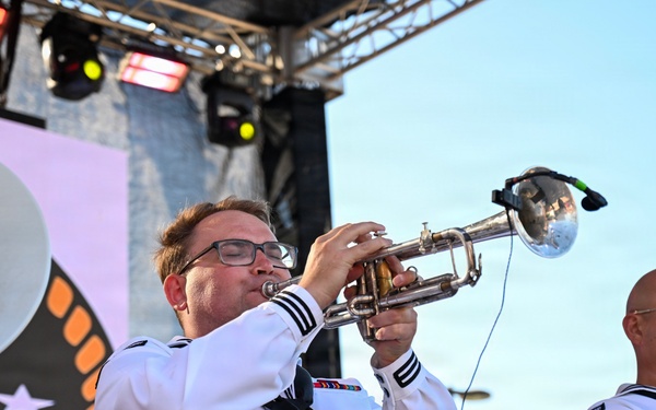 Navy Band Southwest 32nd Street Brass Band in Tijuana, Mexico
