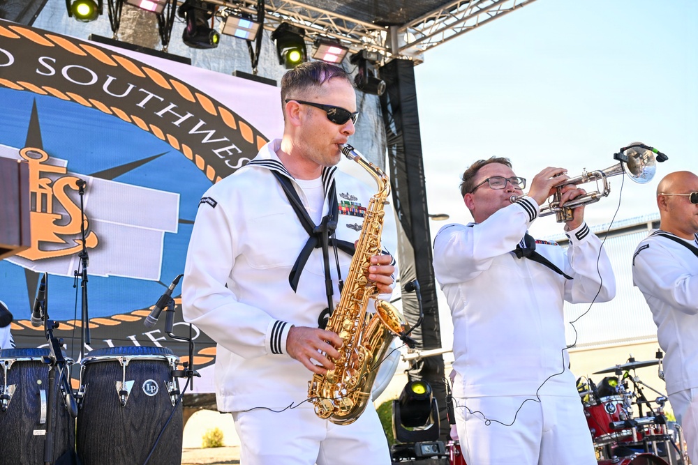Navy Band Southwest 32nd Street Brass Band in Tijuana, Mexico