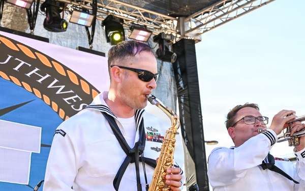 Navy Band Southwest 32nd Street Brass Band in Tijuana, Mexico
