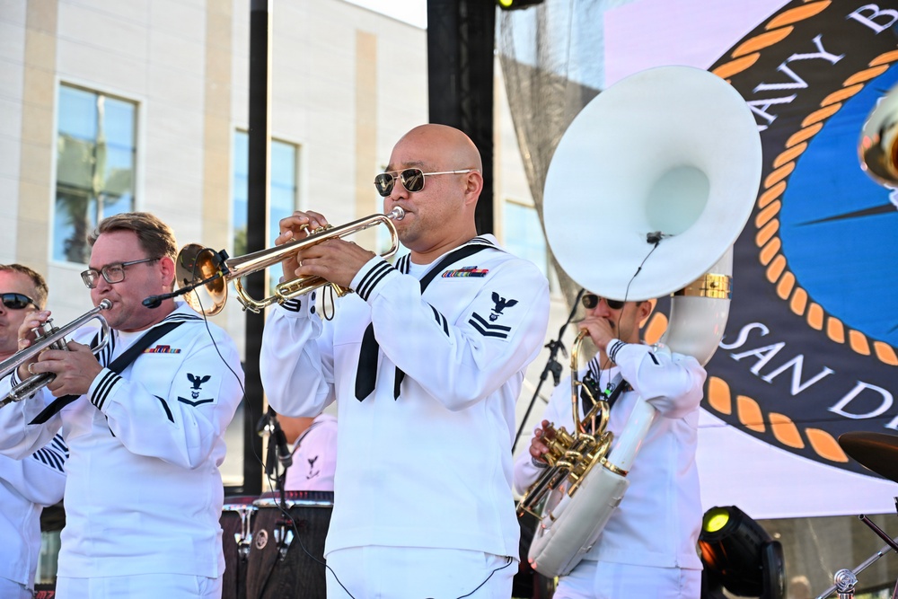 Navy Band Southwest 32nd Street Brass Band in Tijuana, Mexico