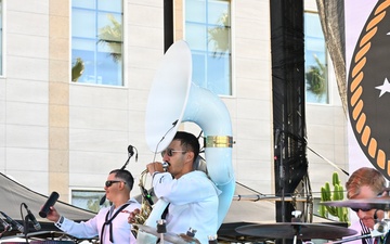 Navy Band Southwest 32nd Street Brass Band in Tijuana, Mexico