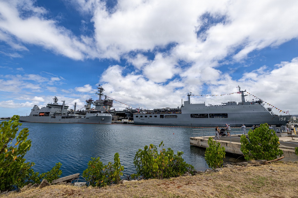 Multinational vessels moor at Joint Base Pearl Harbor-Hickam for RIMPAC 26