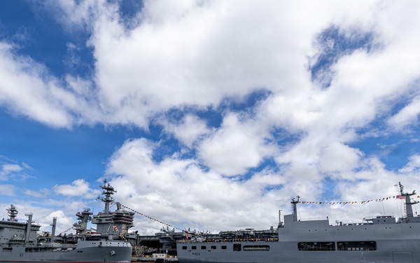 Multinational vessels moor at Joint Base Pearl Harbor-Hickam for RIMPAC 26