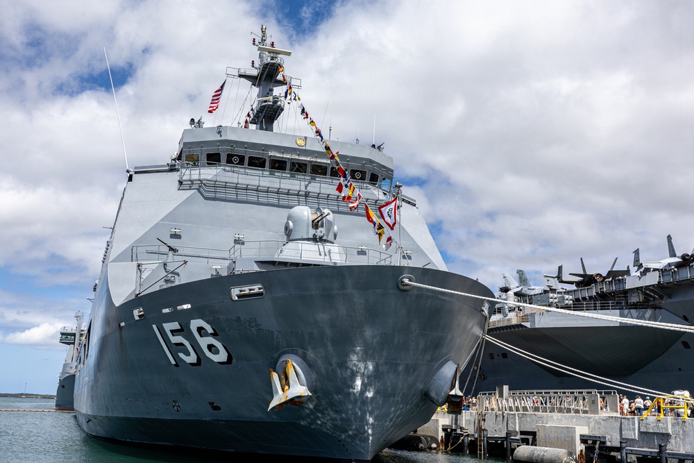 Peruvian Navy ship moors at Joint Base Pearl Harbor-Hickam for RIMPAC 26