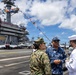 U.S. Navy and Mexican Navy leaders engage during RIMPAC 26 open ship event