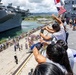 Peruvian sailors celebrate volleyball championship victory at RIMPAC 26