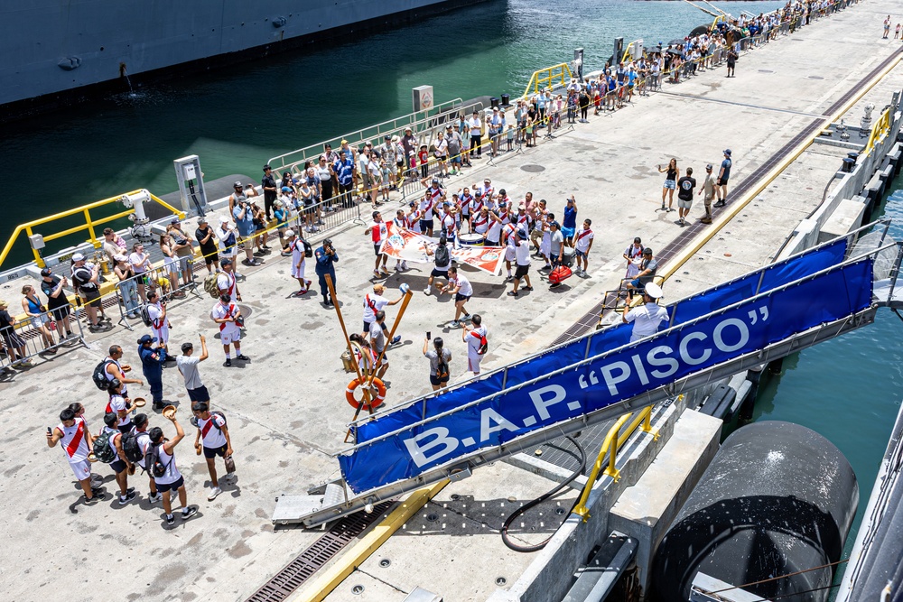 Peruvian sailors win RIMPAC 26 volleyball championship