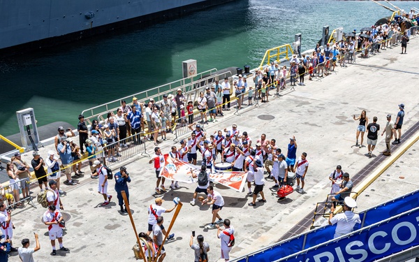 Peruvian sailors win RIMPAC 26 volleyball championship