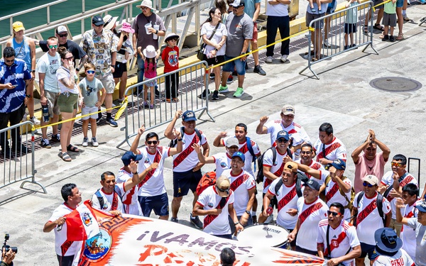 Peruvian sailors win RIMPAC 26 volleyball championship