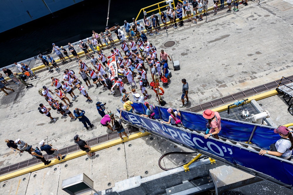 Peruvian sailors win RIMPAC 26 volleyball championship