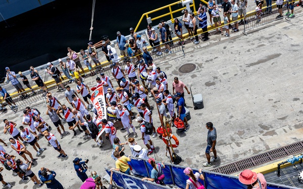 Peruvian sailors win RIMPAC 26 volleyball championship