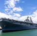 U.S. Navy amphibious assault ship moors at Joint Base Pearl Harbor-Hickam for RIMPAC 26