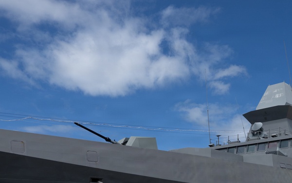 Republic of Singapore Navy frigate moors at Joint Base Pearl Harbor-Hickam for RIMPAC 26