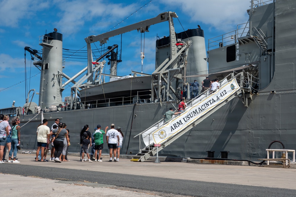 ARM Usumacinta (A412) hosts public tours for Open Ship Day during RIMPAC 2026