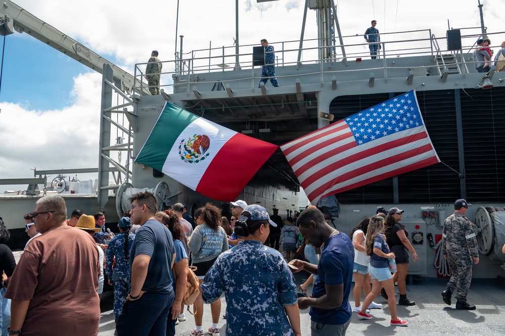ARM Usumacinta (A412) hosts public tours for Open Ship Day during RIMPAC 2026