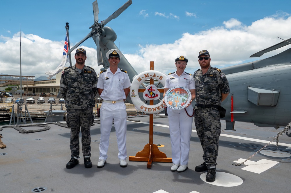 HMAS Sydney (DDG 42) hosts public tours on Open Ship Day during RIMPAC 2026