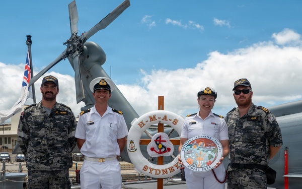 HMAS Sydney (DDG 42) hosts public tours on Open Ship Day during RIMPAC 2026