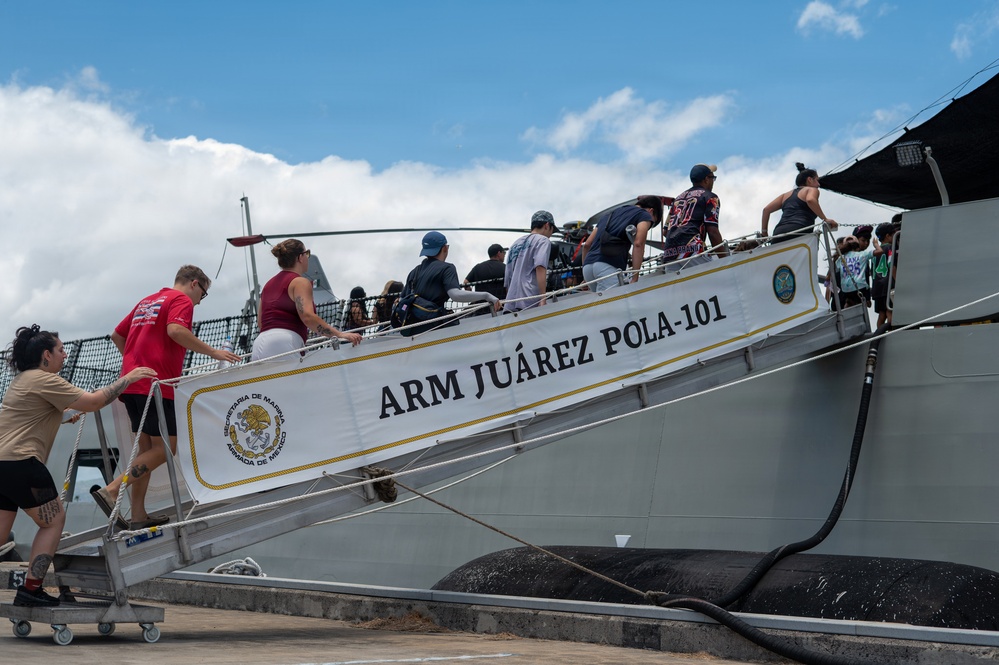 ARM Juarez (POLA 101) hosts public tours for Open Ship Day during RIMPAC 2026