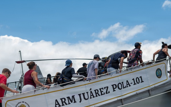 ARM Juarez (POLA 101) hosts public tours for Open Ship Day during RIMPAC 2026
