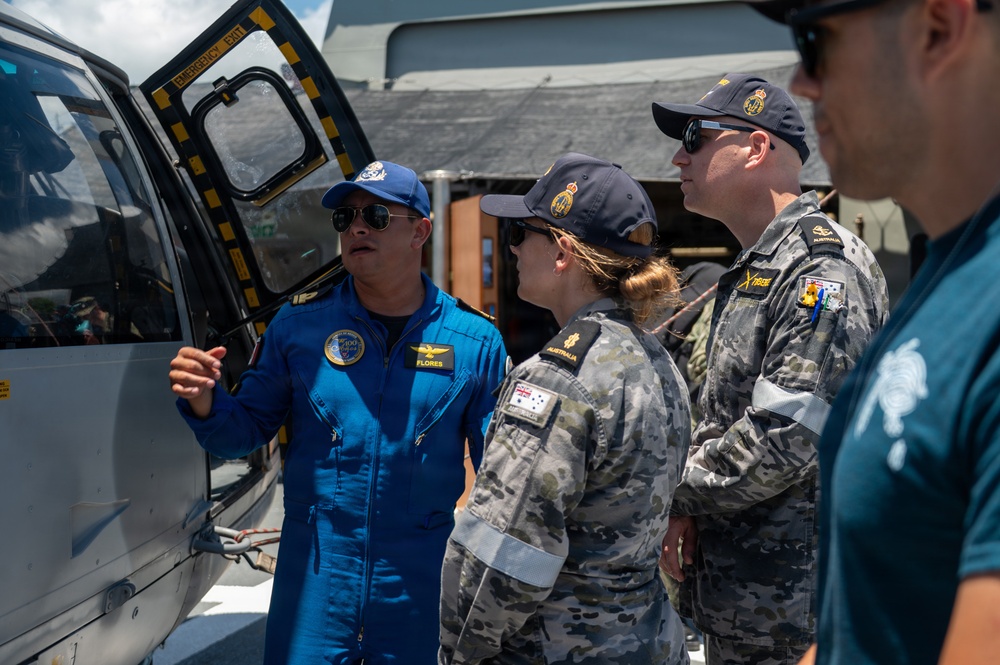 Public tours Mexican Navy frigate during RIMPAC 26 open ship event