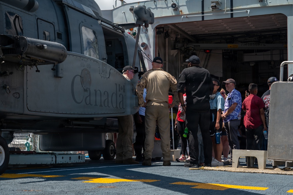 HMCS Ottawa (FFH 341) hosts public tours on Open Ship Day during RIMPAC 2026