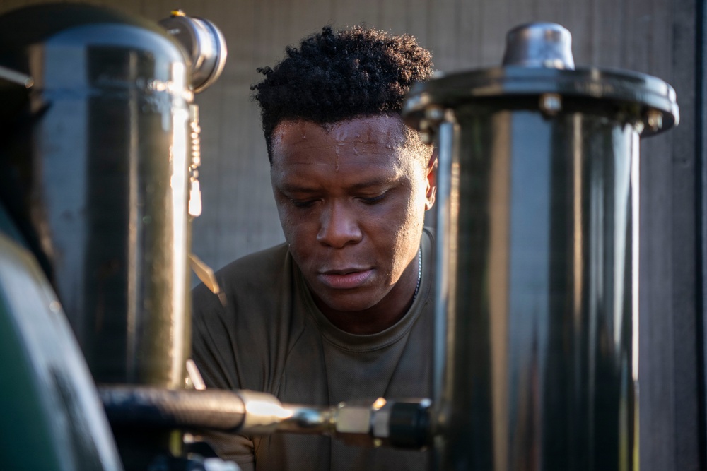110th Engineers Secure Runway Arresting Systems