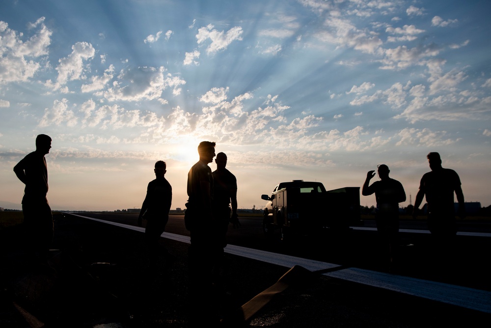 110th Engineers Secure Runway Arresting Systems