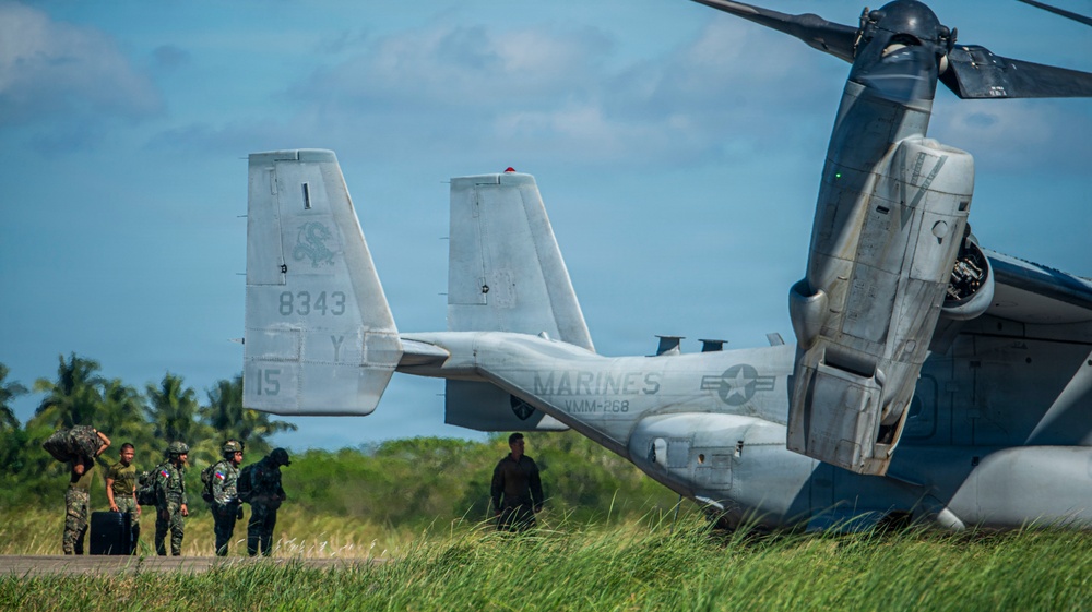 U.S. Marines insert a NMESIS into the Batanes island chain during KAMANDAG 10