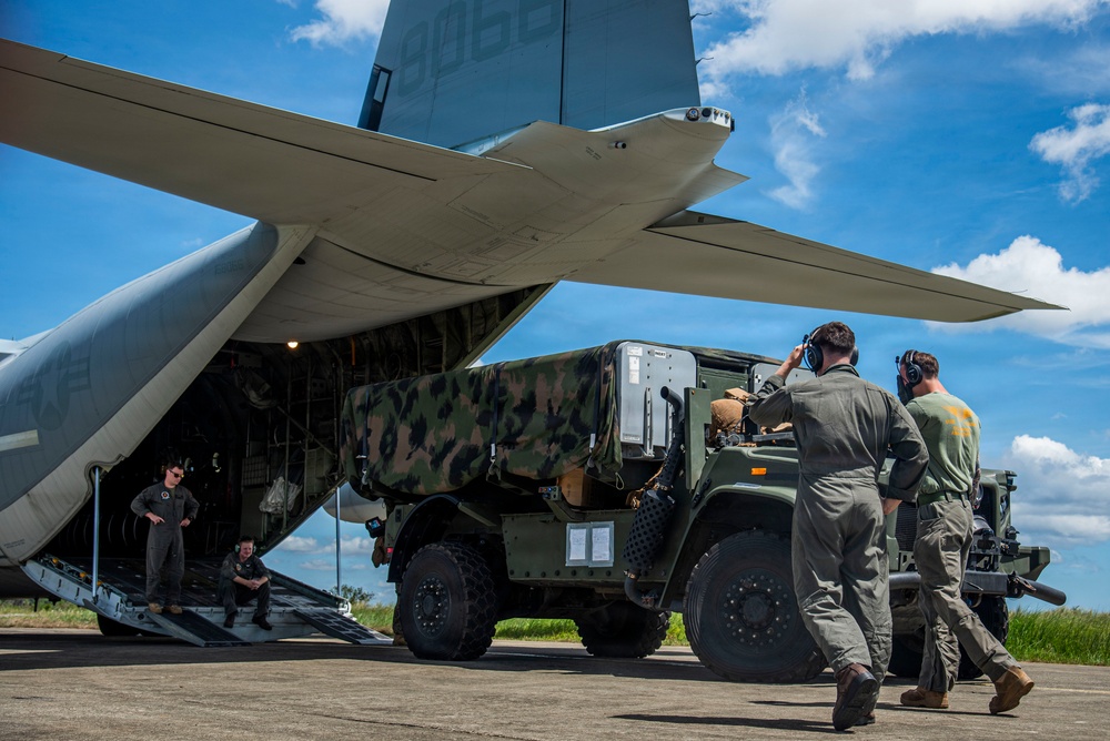 U.S. Marines insert a NMESIS into the Batanes Islands during KAMANDAG 10