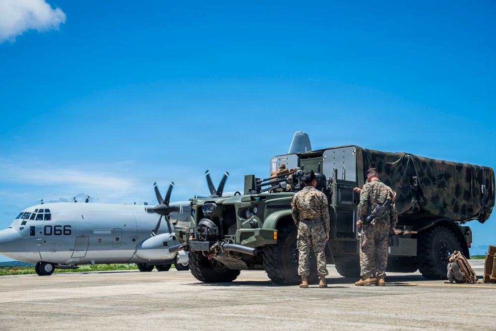 U.S. Marines insert a NMESIS into the Batanes Islands during KAMANDAG 10