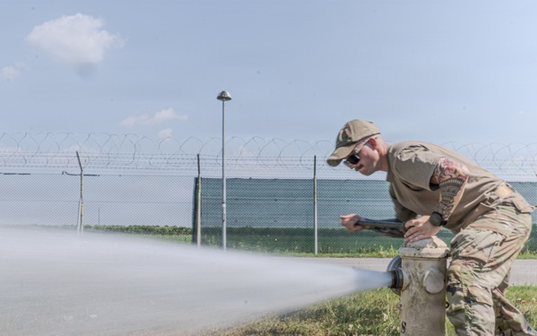110th Civil Engineers Bolster Aviano Safety with Hydrant Testing