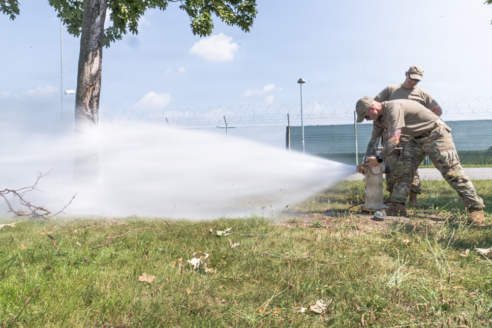 110th Civil Engineers Bolster Aviano Safety with Hydrant Testing