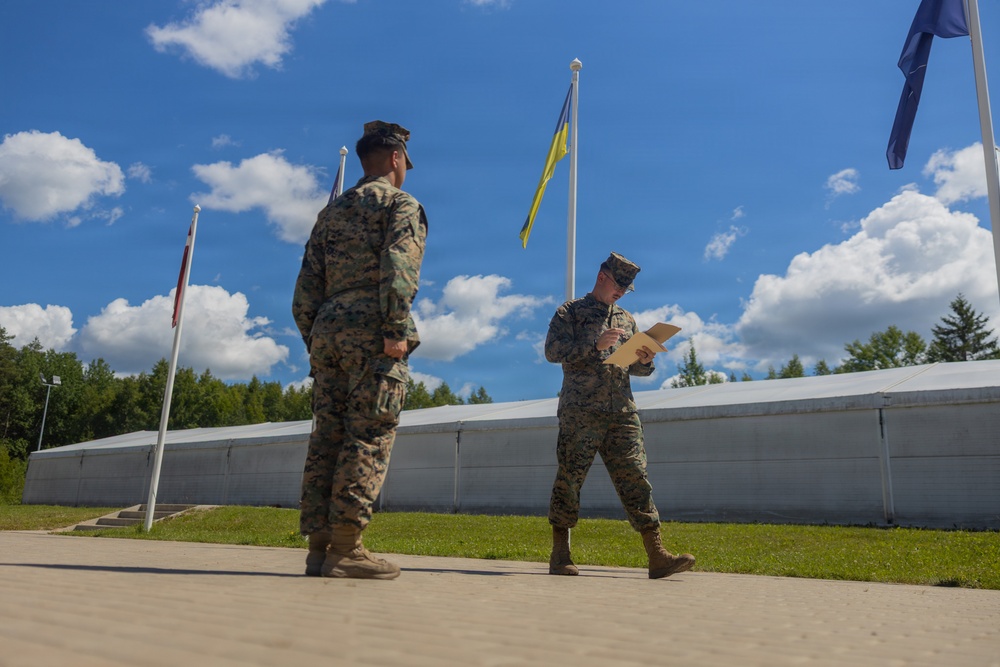 U.S. Marines host Corporals Course in Baltic Sea region