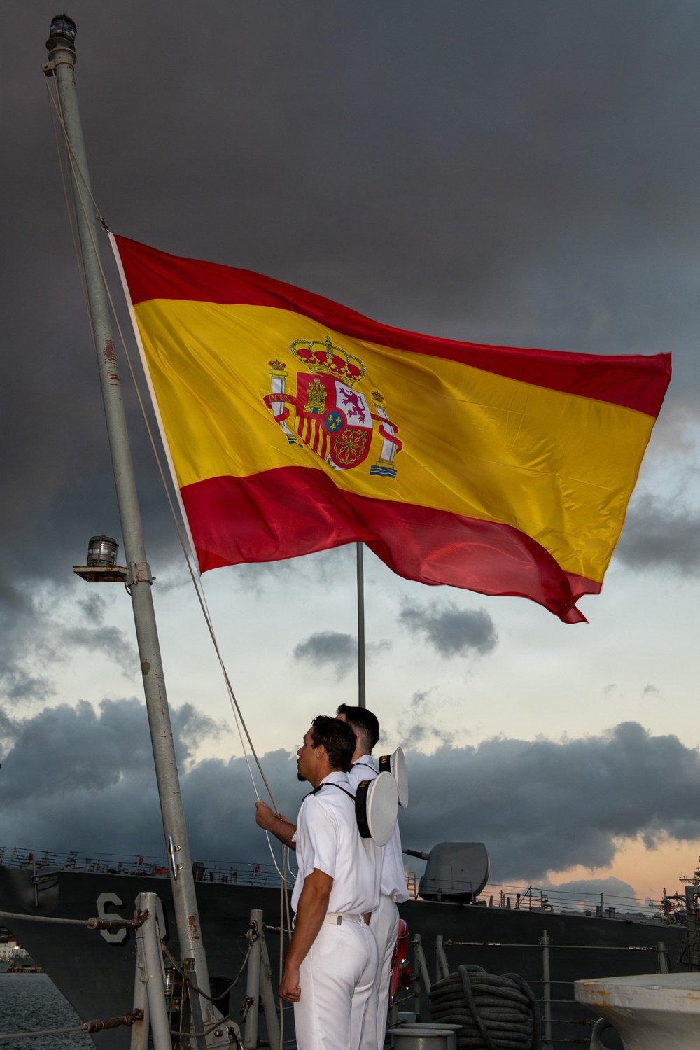 Reception onboard ESPS Alvaro De Bazan (F101) during RIMPAC 26