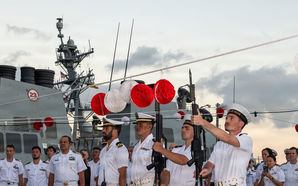 Reception onboard ESPS Alvaro De Bazan (F101) during RIMPAC 26