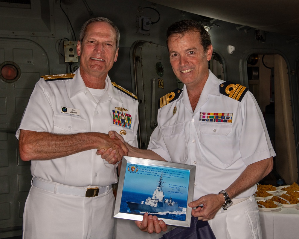 Reception onboard ESPS Alvaro De Bazan (F101) during RIMPAC 26