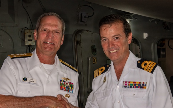 Reception onboard ESPS Alvaro De Bazan (F101) during RIMPAC 26