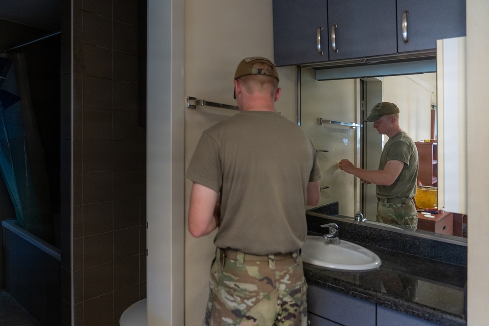 110th Civil Engineering Restores Aviano Living Quarters
