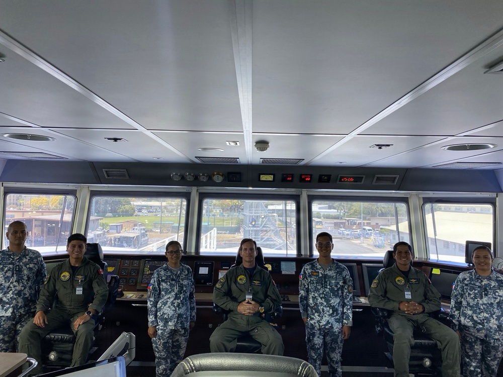 Philippine Coast Guard welcomes Peruvian Navy aboard BRP Gabriela Silang