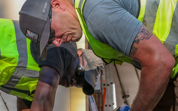 The 2026 Europe-Mediterranean Disinterment Team Prepares Remains for Transfer Case