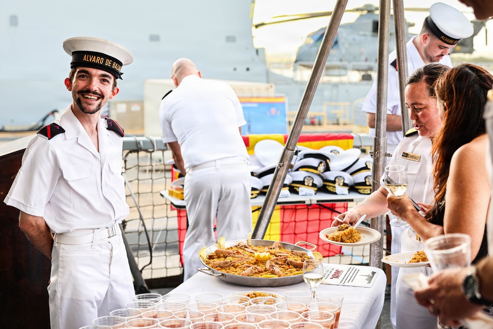 Spanish Navy Host Partner Nations during Reception