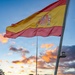 Spanish Sailors Observe Evening Colors during RIMPAC 26