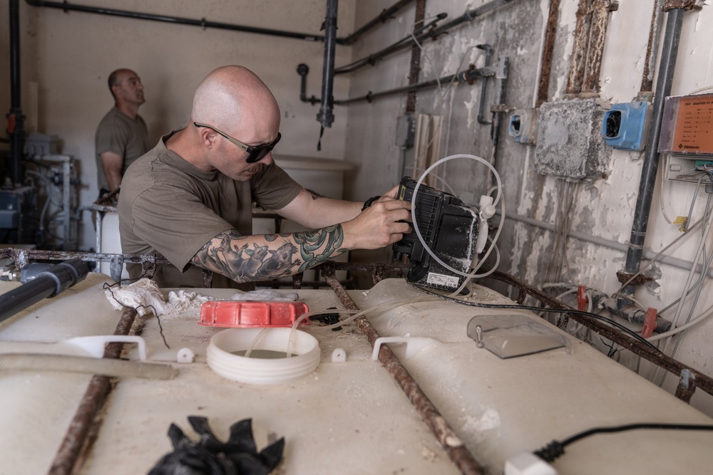 110th WFSM Improve Aviano Water Chlorination