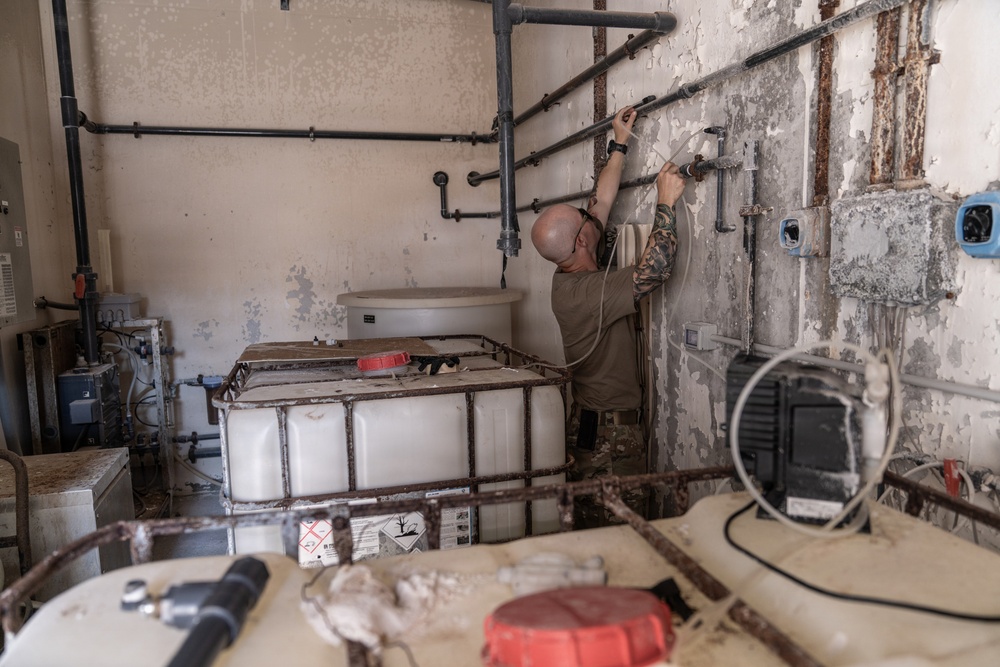 110th WFSM Improve Aviano Water Chlorination