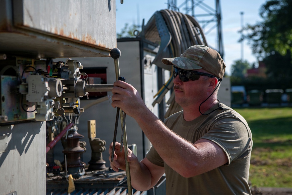 Michigan Air Guardsman Trains at Aviano During Civil Engineer Deployment for Training