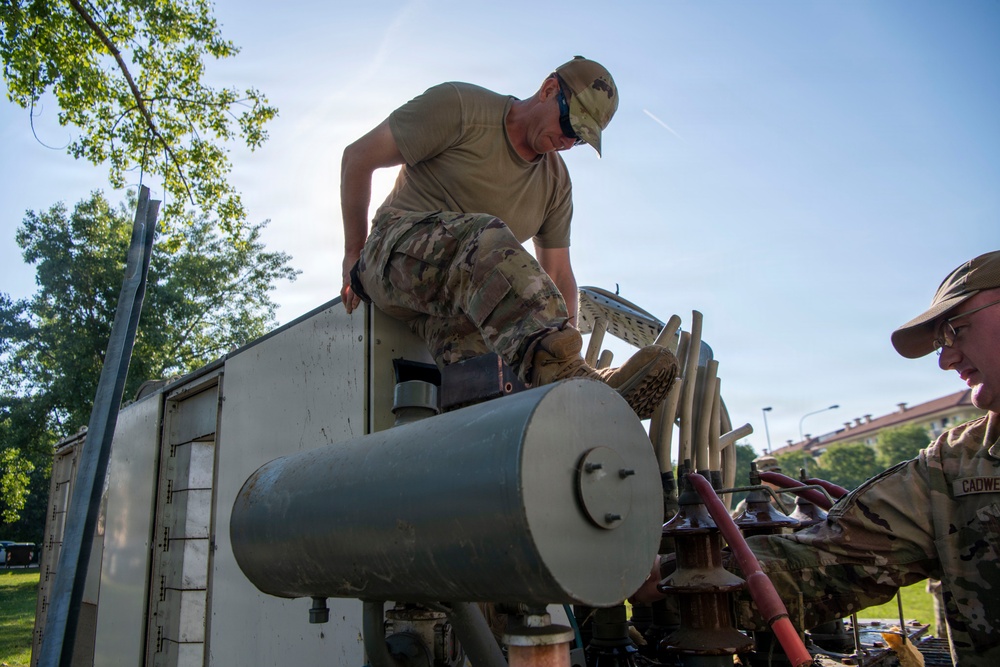 Michigan Air Guardsman Trains at Aviano During Civil Engineer Deployment for Training