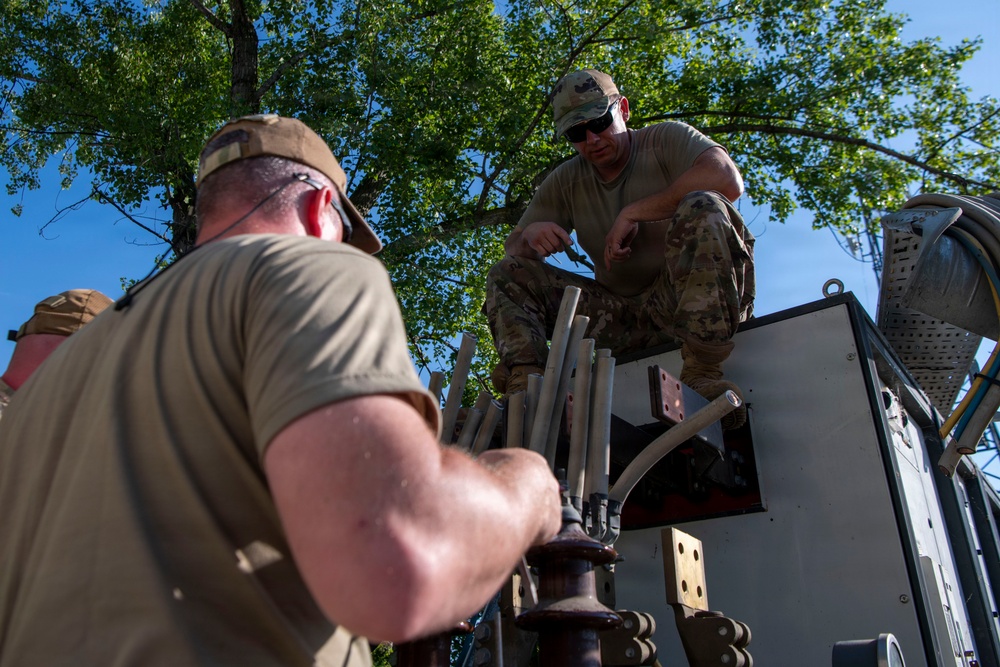 Michigan Air Guardsman Trains at Aviano During Civil Engineer Deployment for Training